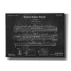 'Slide Rule Blueprint Patent Chalkboard,' Canvas Wall Art,16x12x1.1x0,26x18x1.1x0,34x26x1.74x0,54x40x1.74x0