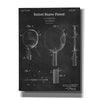 'Table Tennis Paddle Blueprint Patent Chalkboard,' Canvas Wall Art,12x16x1.1x0,18x26x1.1x0,26x34x1.74x0,40x54x1.74x0