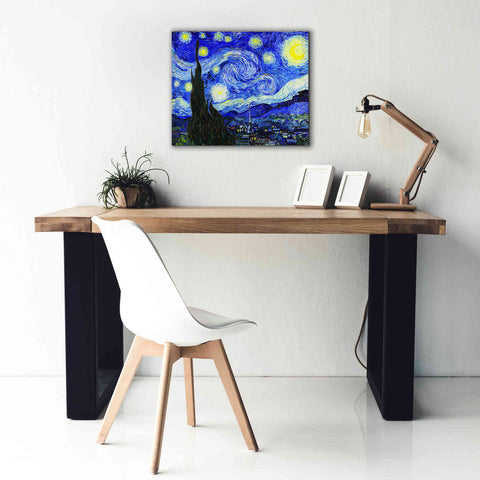 Image of 'The Starry Night' by Vincent van Gogh, Canvas Wall Art,24 x 20