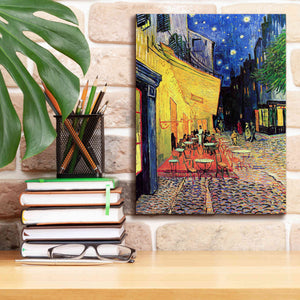 'Cafe Terrace at Night' by Vincent van Gogh, Canvas Wall Art,12 x 16