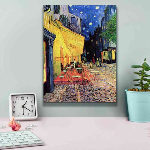 Image of 'Cafe Terrace at Night' by Vincent van Gogh, Canvas Wall Art,12 x 16