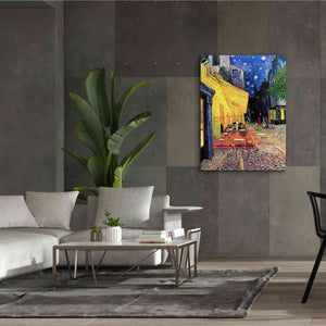 'Cafe Terrace at Night' by Vincent van Gogh, Canvas Wall Art,40 x 54