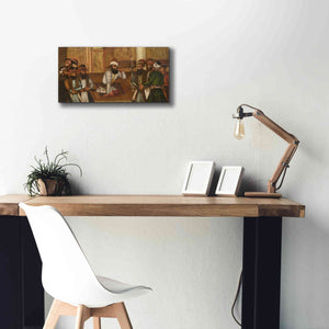 'The Royal Court of Karim Khan' by Mohammad Sadiq, Canvas Wall Art,24x12