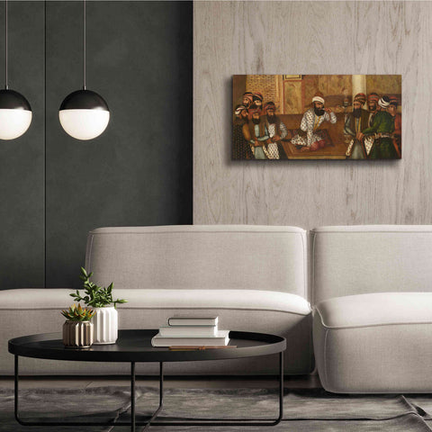 Image of 'The Royal Court of Karim Khan' by Mohammad Sadiq, Canvas Wall Art,40x20