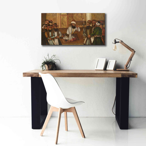 Image of 'The Royal Court of Karim Khan' by Mohammad Sadiq, Canvas Wall Art,40x20