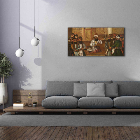 Image of 'The Royal Court of Karim Khan' by Mohammad Sadiq, Canvas Wall Art,60x30