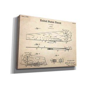 'Handsaw Blueprint Patent Parchment,' Canvas Wall Art,16x12x1.1x0,26x18x1.1x0,34x26x1.74x0,54x40x1.74x0