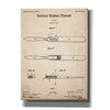 'Surgical Knife Blueprint Patent Parchment,' Canvas Wall Art,12x16x1.1x0,18x26x1.1x0,26x34x1.74x0,40x54x1.74x0