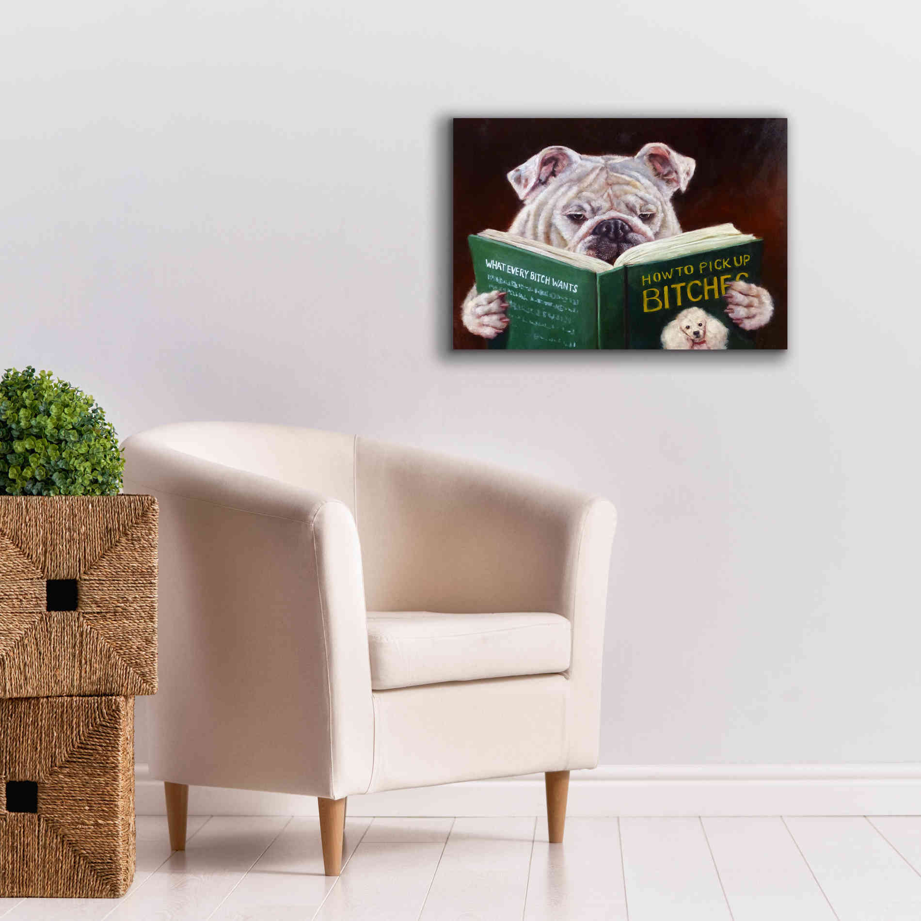 'Casanova' by Lucia Heffernan, Canvas Wall Art,26x18