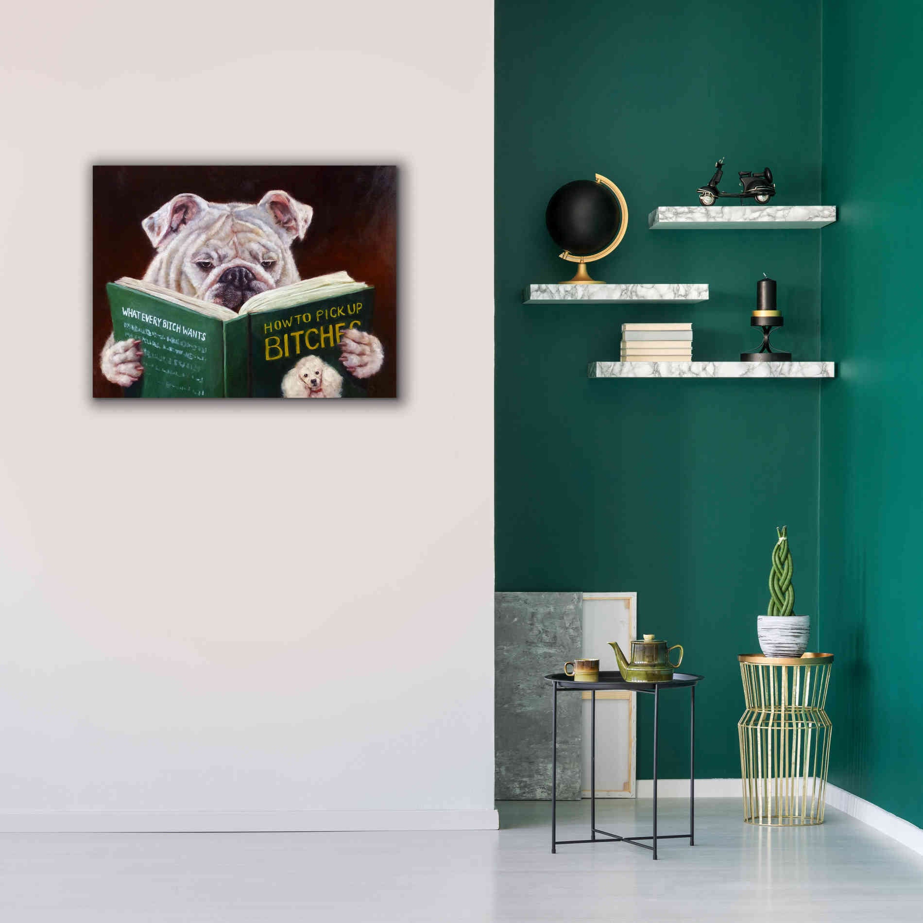 'Casanova' by Lucia Heffernan, Canvas Wall Art,34x26
