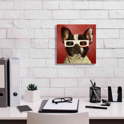 Image of '3D Dog' by Lucia Heffernan, Canvas Wall Art,12x12