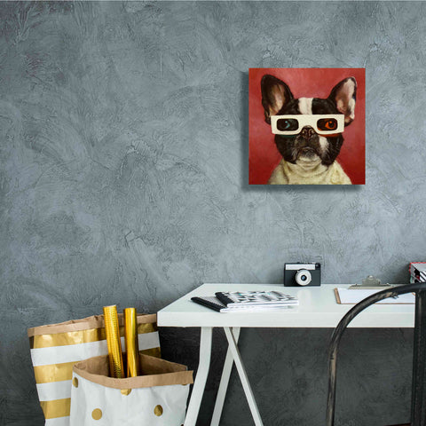 Image of '3D Dog' by Lucia Heffernan, Canvas Wall Art,12x12