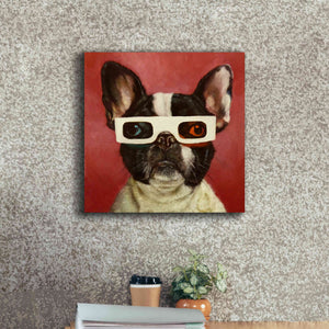 '3D Dog' by Lucia Heffernan, Canvas Wall Art,18x18