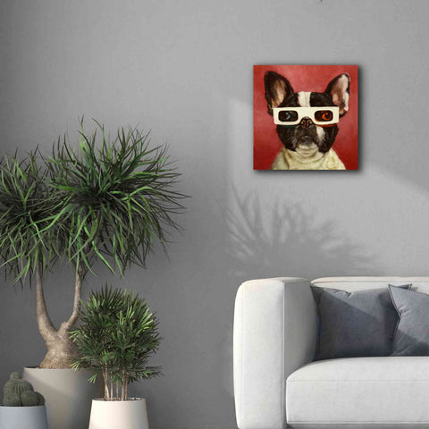 Image of '3D Dog' by Lucia Heffernan, Canvas Wall Art,18x18