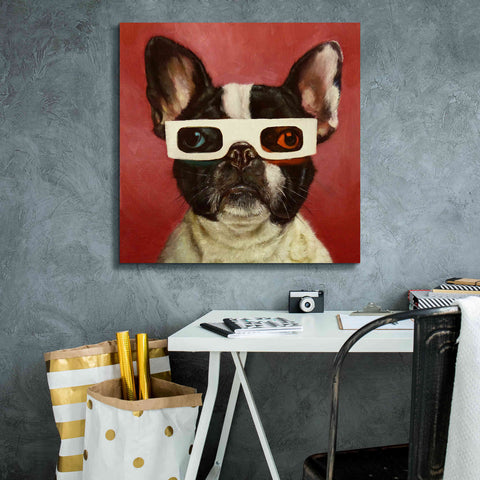 Image of '3D Dog' by Lucia Heffernan, Canvas Wall Art,26x26