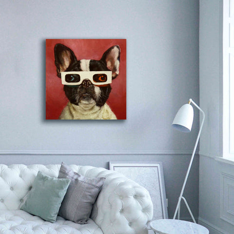 Image of '3D Dog' by Lucia Heffernan, Canvas Wall Art,37x37