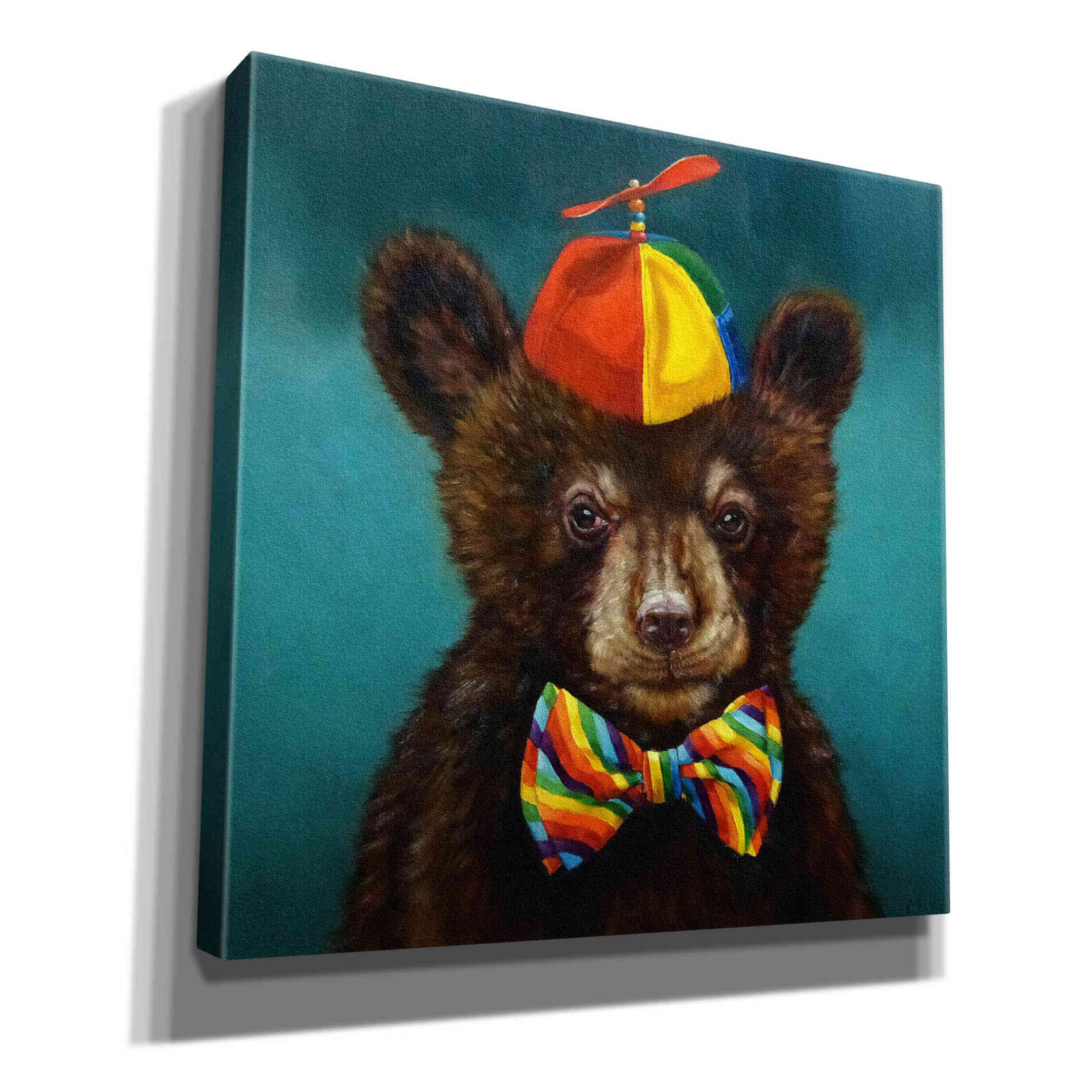 'Baby Bear' by Lucia Heffernan, Canvas Wall Art
