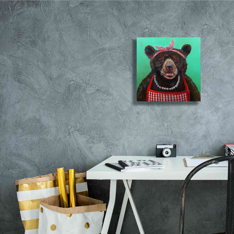 Image of 'Mama Bear' by Lucia Heffernan, Canvas Wall Art,12x12