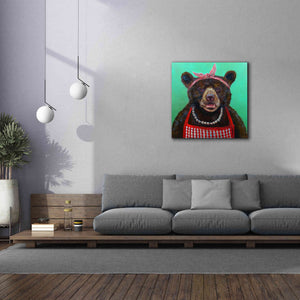 'Mama Bear' by Lucia Heffernan, Canvas Wall Art,37x37