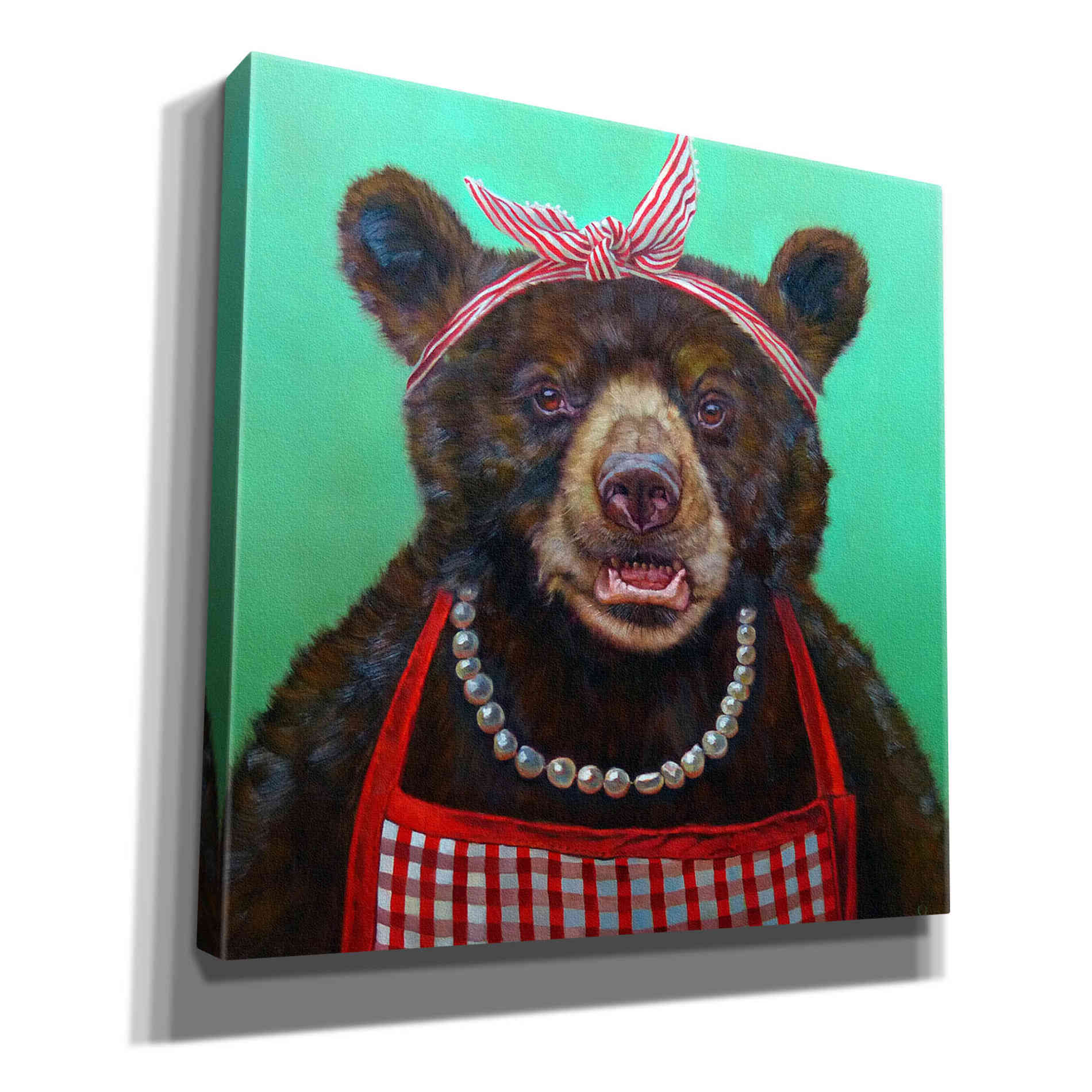 'Mama Bear' by Lucia Heffernan, Canvas Wall Art