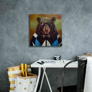 'Papa Bear' by Lucia Heffernan, Canvas Wall Art,18x18