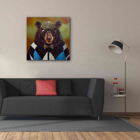 Image of 'Papa Bear' by Lucia Heffernan, Canvas Wall Art,37x37