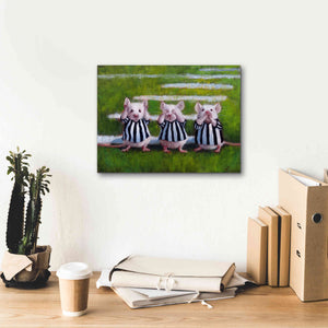 'Three Blind Mice' by Lucia Heffernan, Canvas Wall Art,16x12