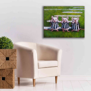 'Three Blind Mice' by Lucia Heffernan, Canvas Wall Art,34x26