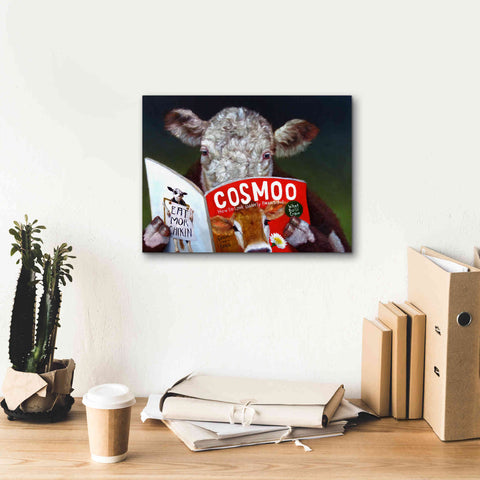 Image of 'Cow Tips' by Lucia Heffernan, Canvas Wall Art,16x12