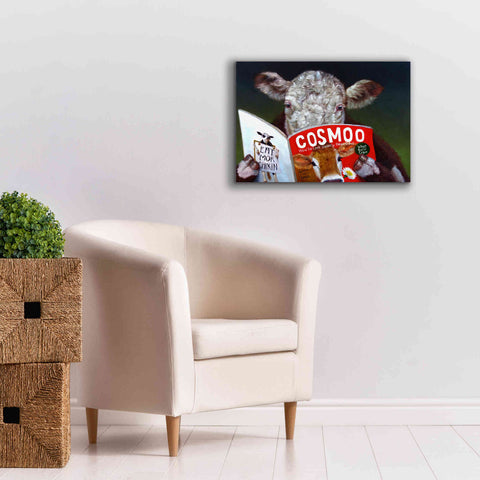 Image of 'Cow Tips' by Lucia Heffernan, Canvas Wall Art,26x18