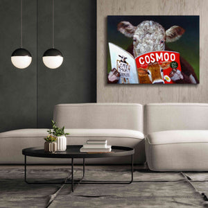 'Cow Tips' by Lucia Heffernan, Canvas Wall Art,54x40