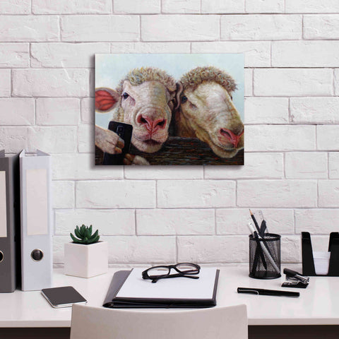 Image of 'Selfie' by Lucia Heffernan, Canvas Wall Art,16x12