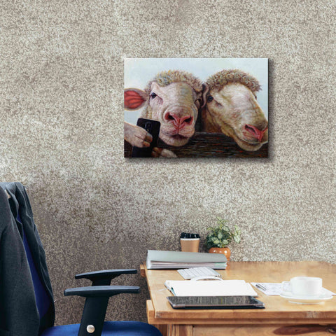 Image of 'Selfie' by Lucia Heffernan, Canvas Wall Art,26x18