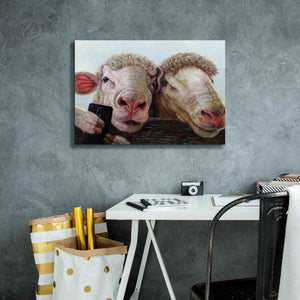 'Selfie' by Lucia Heffernan, Canvas Wall Art,26x18