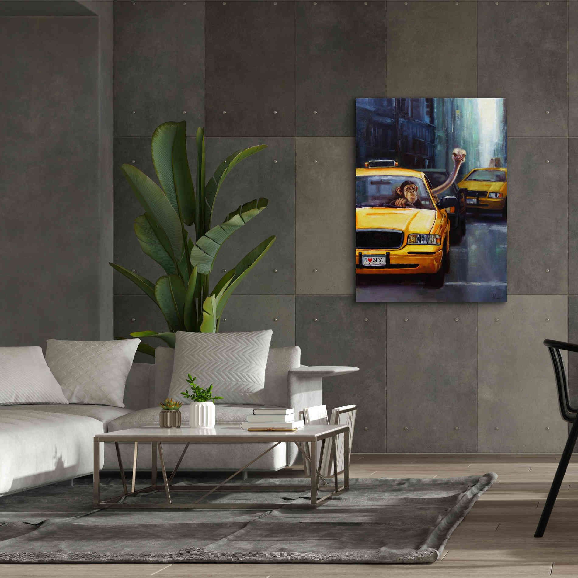 'Rush Hour' by Lucia Heffernan, Canvas Wall Art,40x54