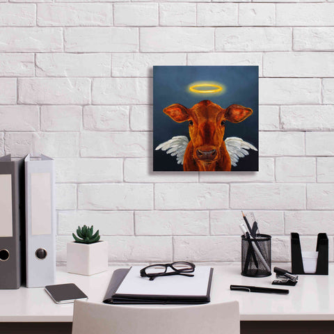 Image of 'Holy Cow' by Lucia Heffernan, Canvas Wall Art,12x12