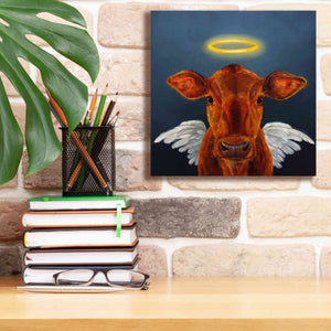 'Holy Cow' by Lucia Heffernan, Canvas Wall Art,12x12