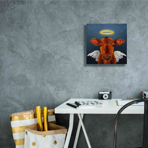 Image of 'Holy Cow' by Lucia Heffernan, Canvas Wall Art,12x12