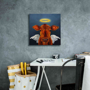 'Holy Cow' by Lucia Heffernan, Canvas Wall Art,18x18