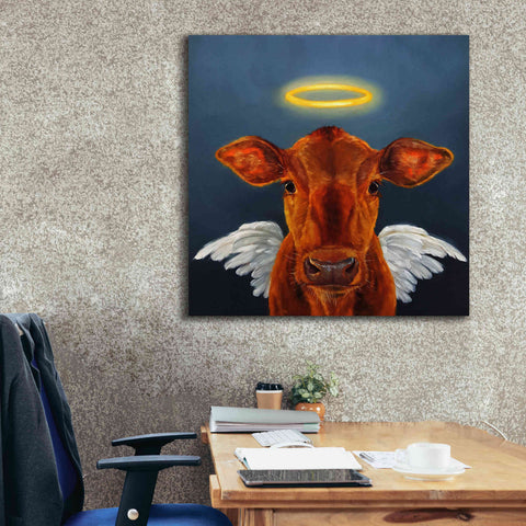 Image of 'Holy Cow' by Lucia Heffernan, Canvas Wall Art,37x37