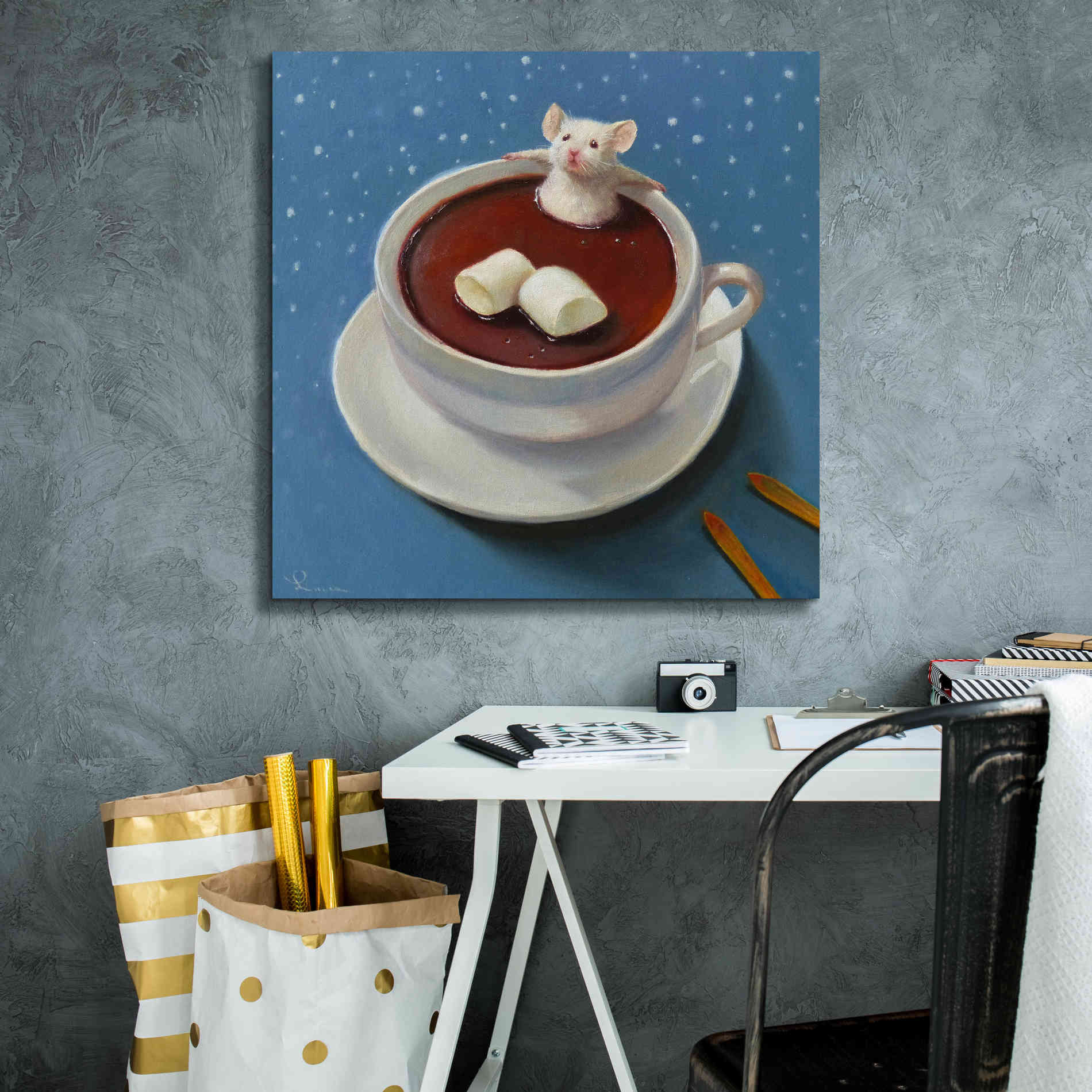 'Apres Ski' by Lucia Heffernan, Canvas Wall Art,26x26