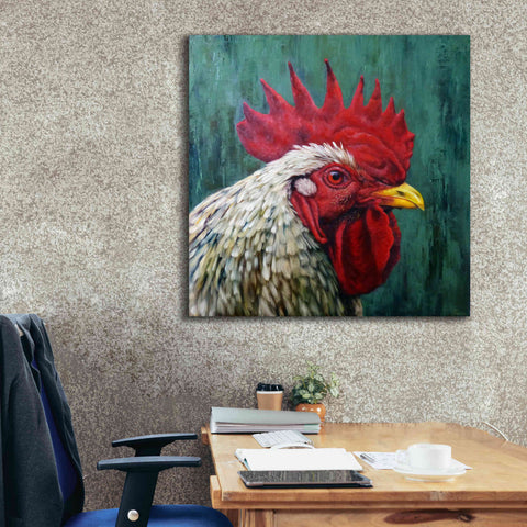 Image of 'Big Red' by Lucia Heffernan, Canvas Wall Art,37x37