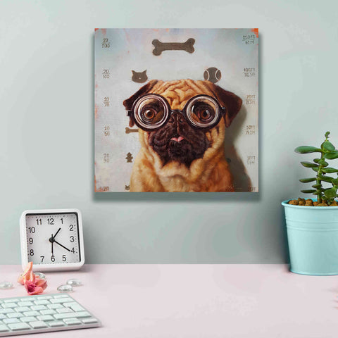 Image of 'Canine Eye Exam' by Lucia Heffernan, Canvas Wall Art,12x12