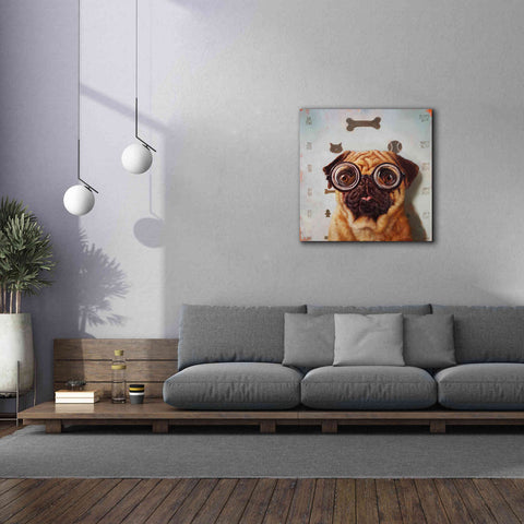 Image of 'Canine Eye Exam' by Lucia Heffernan, Canvas Wall Art,37x37