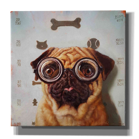 Image of 'Canine Eye Exam' by Lucia Heffernan, Canvas Wall Art