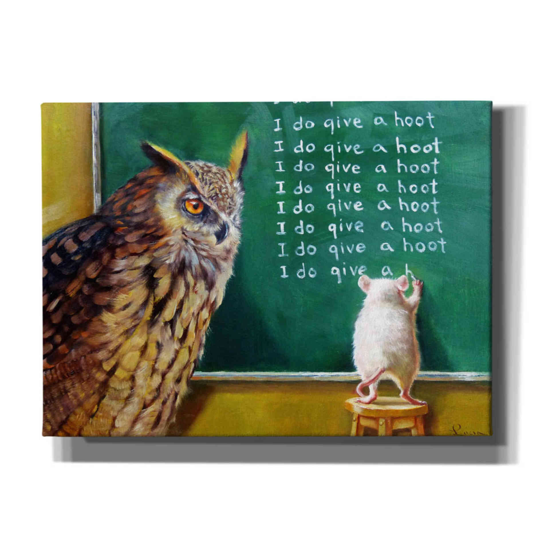 'Class Clown' by Lucia Heffernan, Canvas Wall Art