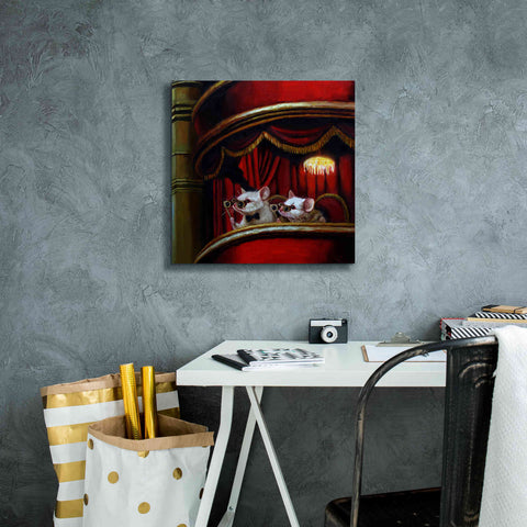 Image of 'Die Fledermaus' by Lucia Heffernan, Canvas Wall Art,18x18