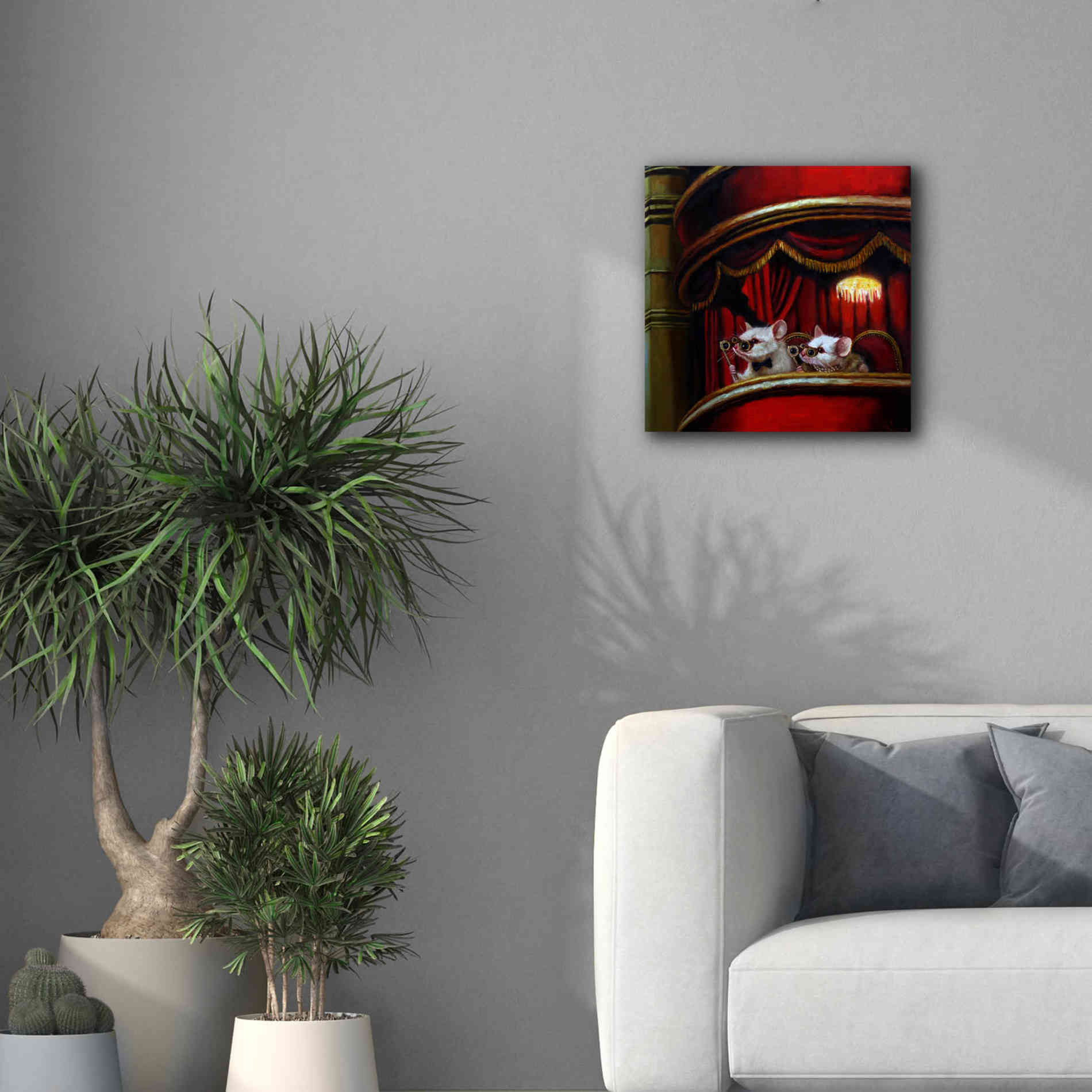 'Die Fledermaus' by Lucia Heffernan, Canvas Wall Art,18x18