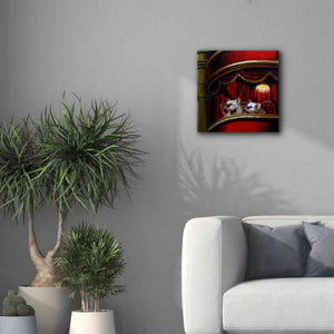 'Die Fledermaus' by Lucia Heffernan, Canvas Wall Art,18x18