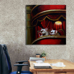 'Die Fledermaus' by Lucia Heffernan, Canvas Wall Art,37x37